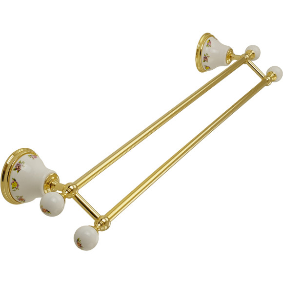 Полотенцедержатель Migliore Provance 17703 двойной Золото Полотенцедержатель Migliore Provance 17703 двойной Золото