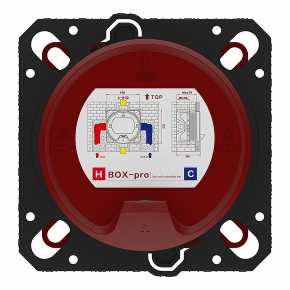 Смеситель для душа Vincea VSCV-321TGM с термостатом Вороненая сталь
