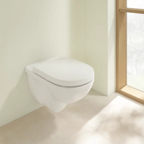 Унитаз Villeroy&Boch O.Novo 5660H101 подвесной с сиденьем Микролифт Унитаз Villeroy&Boch O.Novo 5660H101 подвесной с сиденьем Микролифт