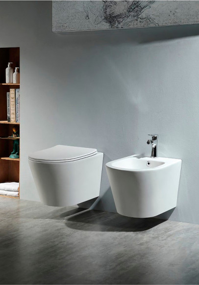 Комплект унитаза с инсталляцией Aquatek Set Aquatek Вега-012 4в1 с сиденьем Микролифт и Черной матовой клавишей смыва