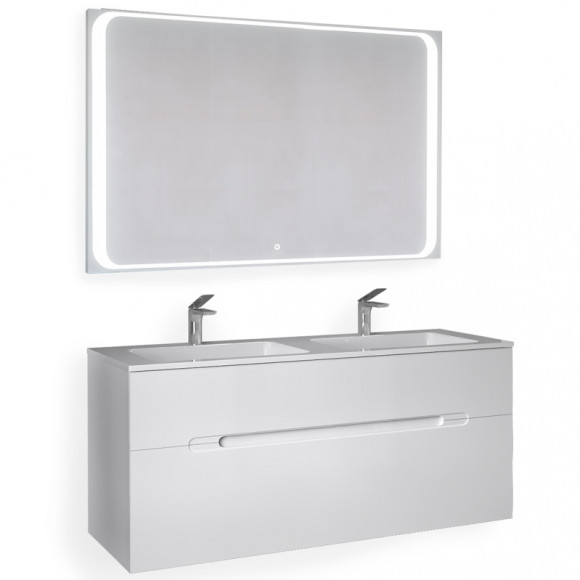 Зеркало Jorno Modul 120 Mоl.02.120/W с подсветкой с сенсорным выключателем Зеркало Jorno Modul 120 Mоl.02.120/W с подсветкой с сенсорным выключателем