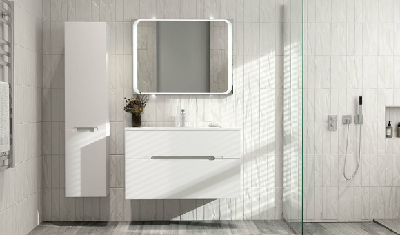 Зеркало Jorno Modul 120 Mоl.02.120/W с подсветкой с сенсорным выключателем Зеркало Jorno Modul 120 Mоl.02.120/W с подсветкой с сенсорным выключателем