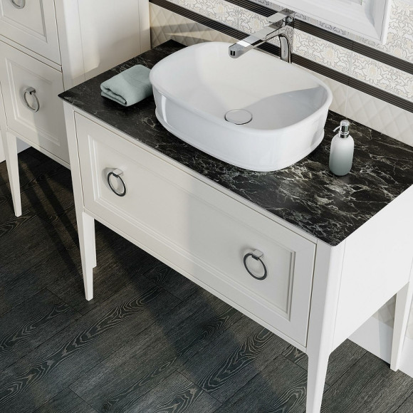 Тумба под раковину Kerama Marazzi Plaza Classic Neo 100 PL.CN.100.1+1\WHT.M Белая матовая Тумба под раковину Kerama Marazzi Plaza Classic Neo 100 PL.CN.100.1+1\WHT.M Белая матовая