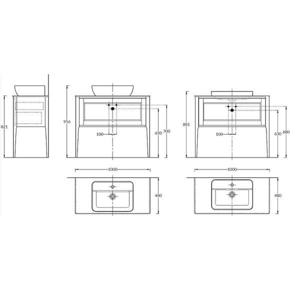 Тумба под раковину Kerama Marazzi Plaza Classic Neo 100 PL.CN.100.1+1\WHT.M Белая матовая Тумба под раковину Kerama Marazzi Plaza Classic Neo 100 PL.CN.100.1+1\WHT.M Белая матовая