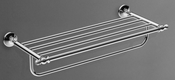 Полка для полотенец Art&Max Antic Crystal AM-E-2622SJ-Cr Хром Полка для полотенец Art&Max Antic Crystal AM-E-2622SJ-Cr Хром