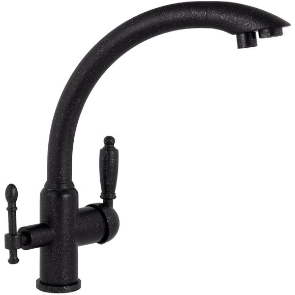 Смеситель для кухни Kaiser Vincent 31244-5 Черный мрамор Смеситель для кухни Kaiser Vincent 31244-5 Черный мрамор