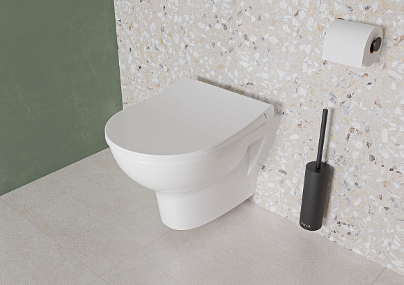 Комплект унитаза с инсталляцией Vitra Zentrum L-box 9012B003-7206 с сиденьем Микролифт и клавишей смыва Хром глянцевый Комплект унитаза с инсталляцией Vitra Zentrum L-box 9012B003-7206 с сиденьем Микролифт и клавишей смыва Хром глянцевый