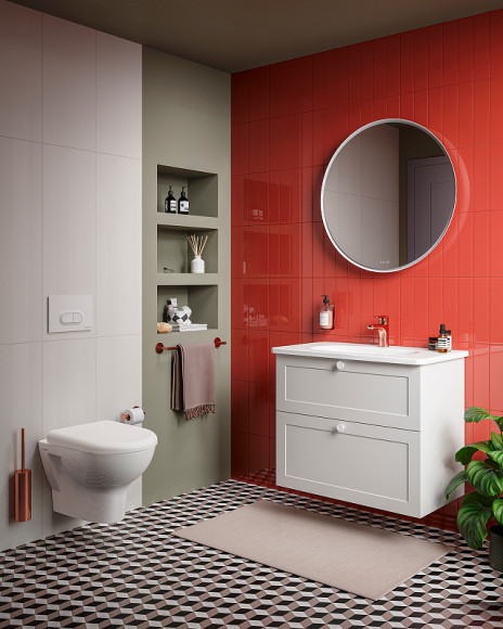 Комплект унитаза с инсталляцией Vitra Zentrum L-box 9012B003-7206 с сиденьем Микролифт и клавишей смыва Хром глянцевый Комплект унитаза с инсталляцией Vitra Zentrum L-box 9012B003-7206 с сиденьем Микролифт и клавишей смыва Хром глянцевый