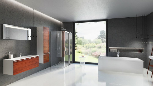 Шкаф пенал Ravak Clear 40 R X000000763 подвесной Белый