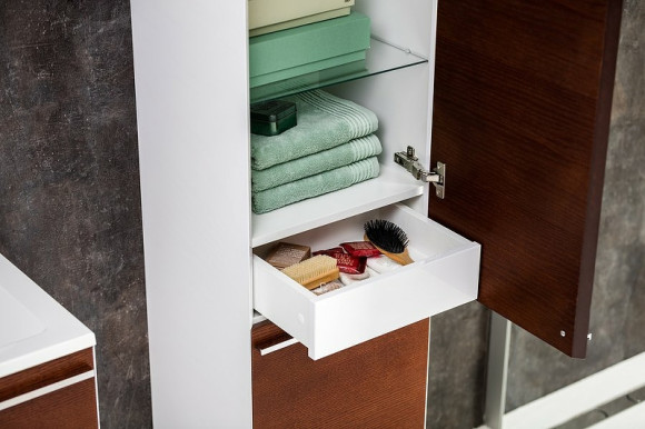 Шкаф пенал Ravak Clear 40 R X000000763 подвесной Белый