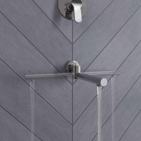 Душевая система Berges Nardis 3R 071013 Хром Душевая система Berges Nardis 3R 071013 Хром
