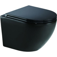Унитаз WeltWasser Merzbach 041 XL MT-BL 10000008269 подвесной Черный матовый с сиденьем Микролифт