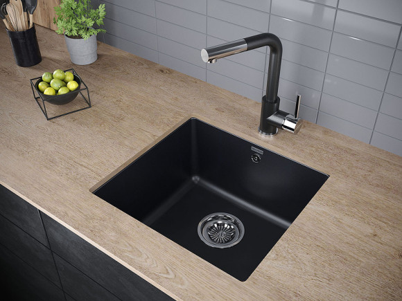 Кухонная мойка Paulmark Gera 50 PM104546-AN Антрацит Кухонная мойка Paulmark Gera 50 PM104546-AN Антрацит