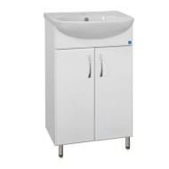 Тумба под раковину Style Line Эко Стандарт 9 Уют 55 Белый глянец