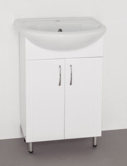 Тумба под раковину Style Line Эко Стандарт 9 Уют 55 Белый глянец Тумба под раковину Style Line Эко Стандарт 9 Уют 55 Белый глянец