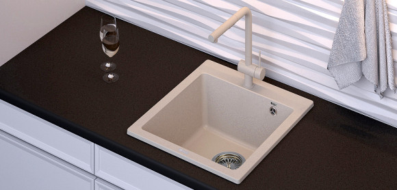 Кухонная мойка Point Моко 47 PN3006W Белая Кухонная мойка Point Моко 47 PN3006W Белая