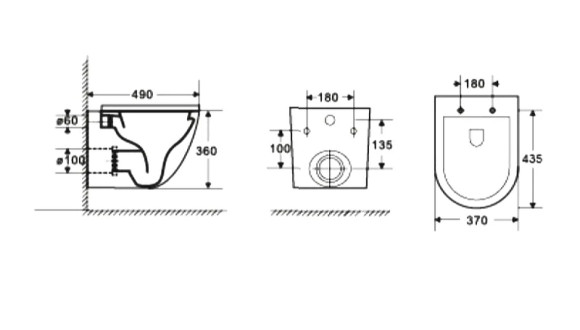 Унитаз WeltWasser Merzbach 004 GL-WT 10000003661 подвесной Белый глянец с сиденьем Микролифт Унитаз WeltWasser Merzbach 004 GL-WT 10000003661 подвесной Белый глянец с сиденьем Микролифт