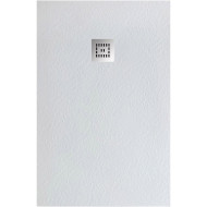 Душевой поддон из искусственного камня BelBagno Uno 160x80 TRAY-MR-UNO-AH-160/80-35-W-CR Белый