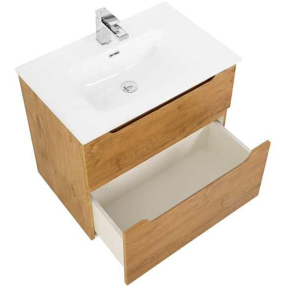 Тумба под раковину BelBagno Etna-H60 60 ETNA-H60-600-2C-SO-RN-P подвесная Rovere Nature Тумба под раковину BelBagno Etna-H60 60 ETNA-H60-600-2C-SO-RN-P подвесная Rovere Nature