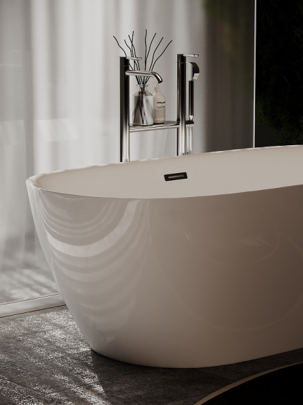 Акриловая ванна Sancos Fusion 170x80 FB03 без гидромассажа Акриловая ванна Sancos Fusion 170x80 FB03 без гидромассажа