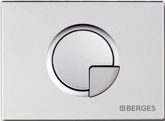 Комплект унитаза с инсталляцией Berges Okus 043276 с сиденьем Микролифт и клавишей смыва Хром матовый