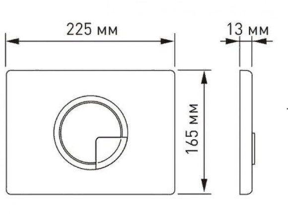 Комплект унитаза с инсталляцией Berges Okus 043276 с сиденьем Микролифт и клавишей смыва Хром матовый
