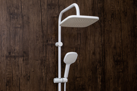 Душевая система Orange O-Shower OW04w Белый глянец Душевая система Orange O-Shower OW04w Белый глянец