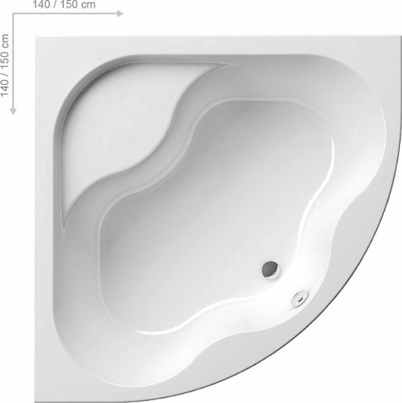 Акриловая ванна Ravak Gentiana 150x150 CG01000000 без гидромассажа Акриловая ванна Ravak Gentiana 150x150 CG01000000 без гидромассажа
