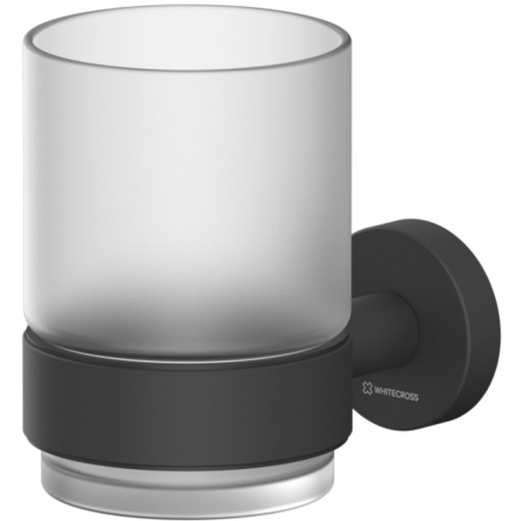 Стакан для зубных щеток Whitecross Ergo black ER2230BL Черный матовый