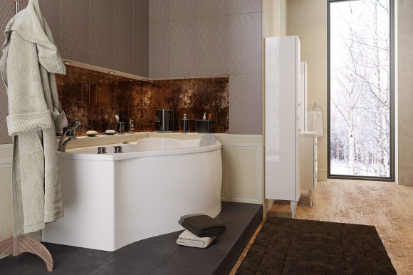 Акриловая ванна Marka One Gracia 170х100 R 01гр1710п без гидромассажа Акриловая ванна Marka One Gracia 170х100 R 01гр1710п без гидромассажа