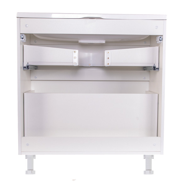 Тумба под раковину Style Line Бергамо 80 СС-00002314 Белая антискрейч