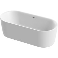 Акриловая ванна Cezares Metauro 180x80 METAURO-INT-Central-180-80-60-W-MATT Белая матовая без гидромассажа Акриловая ванна Cezares Metauro 180x80 METAURO-INT-Central-180-80-60-W-MATT Белая матовая без гидромассажа