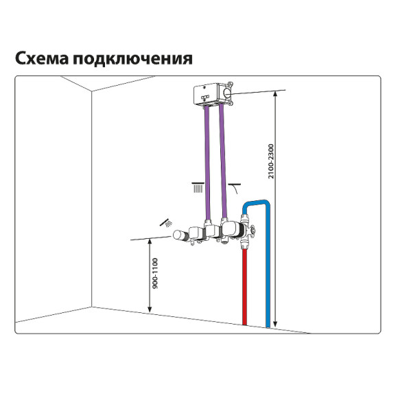 Душевая система Timo Saona SX-2329/18SM с термостатом Черное золото