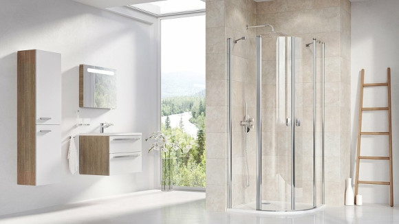 Душевой уголок Ravak Chrome CSKK4 90x90 3Q170C00Z1 профиль Хром стекло Transparent Душевой уголок Ravak Chrome CSKK4 90x90 3Q170C00Z1 профиль Хром стекло Transparent