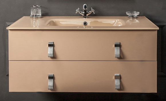 Тумба под раковину Boheme Armadi Art NeoArt 110 831-110-CP подвесная Cappucino