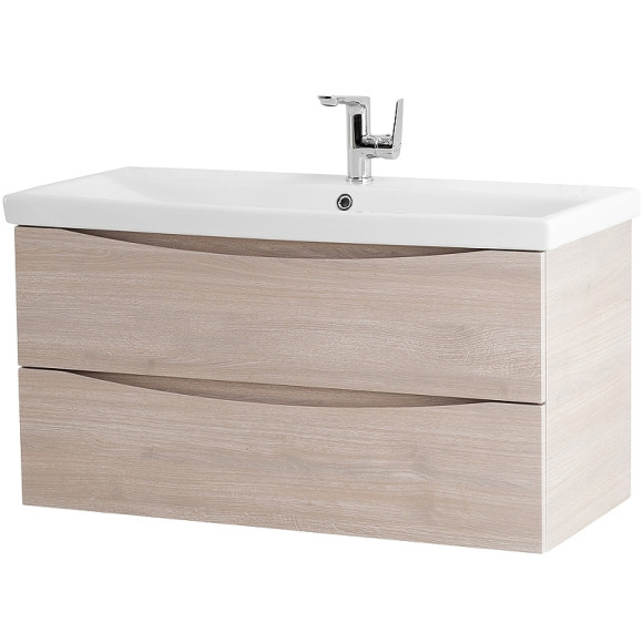 Тумба под раковину BelBagno Marino-Cer 90 MARINO-CER-900-2C-SO-RG-P подвесная Rovere Grigio Тумба под раковину BelBagno Marino-Cer 90 MARINO-CER-900-2C-SO-RG-P подвесная Rovere Grigio