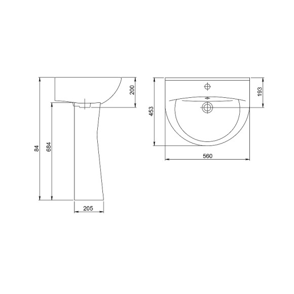 Раковина Santeri Виктория 55 1.3111.6.S00.11B.0 Белая Раковина Santeri Виктория 55 1.3111.6.S00.11B.0 Белая