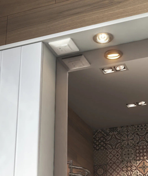 Зеркало со шкафом Vigo Diana 70 L z.DIA.70.L.El с подсветкой Белое