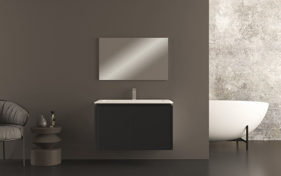 Тумба под раковину Cezares Stylus 94 55227 подвесная Nero grafite Тумба под раковину Cezares Stylus 94 55227 подвесная Nero grafite
