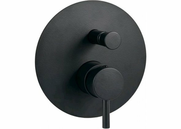 Душевая система Paffoni Light KITLIG015NOKING Черная матовая