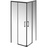 Душевой уголок Kerama Marazzi Vetro 90x90 VE.90.SSD.BLK.M профиль Черный матовый стекло прозрачное Душевой уголок Kerama Marazzi Vetro 90x90 VE.90.SSD.BLK.M профиль Черный матовый стекло прозрачное