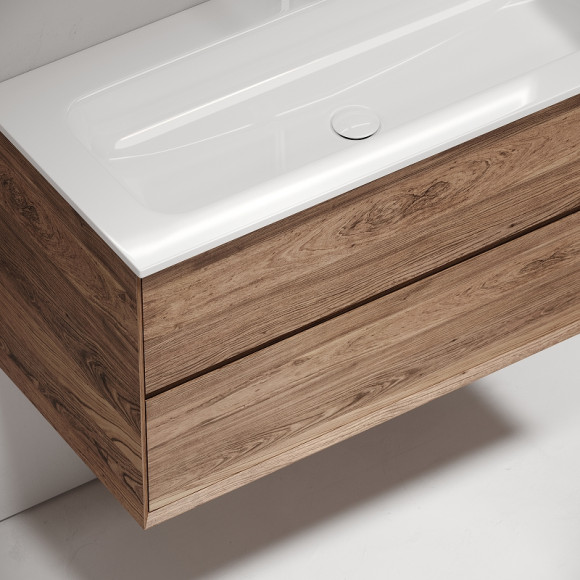 Тумба под раковину Sancos Marmi 2.0 100 MR2.0100ECH подвесная Дуб чарльстон