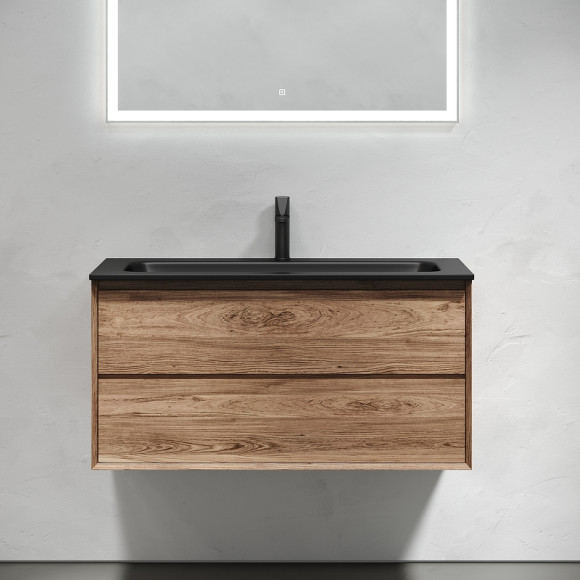 Тумба под раковину Sancos Marmi 2.0 100 MR2.0100ECH подвесная Дуб чарльстон