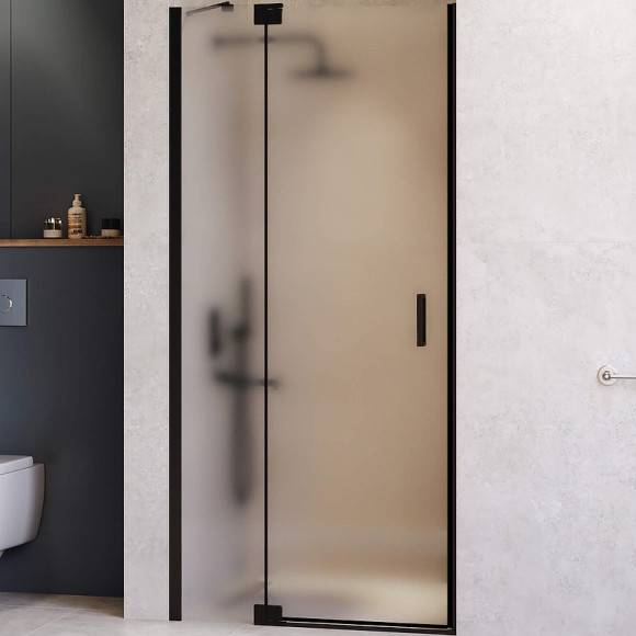 Душевая дверь RGW Hotel HO-014-B 90 350601409-24 профиль Черный стекло матовое