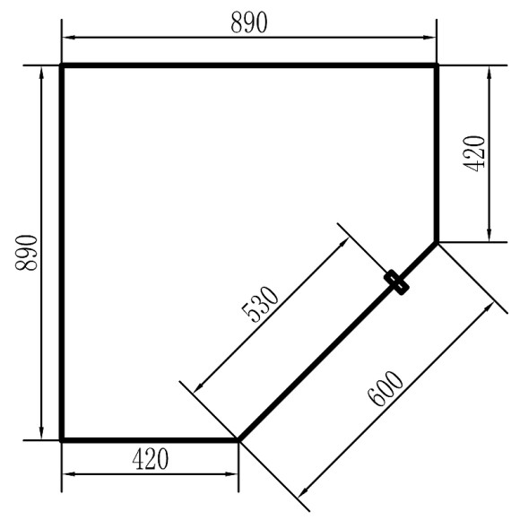 Душевой уголок Berges Solo Т 90х90 061105 профиль Хром сильвер стекло прозрачное Душевой уголок Berges Solo Т 90х90 061105 профиль Хром сильвер стекло прозрачное