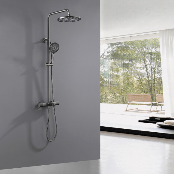 Душевая система Abber Thermostat AF8516NG с термостатом Никель