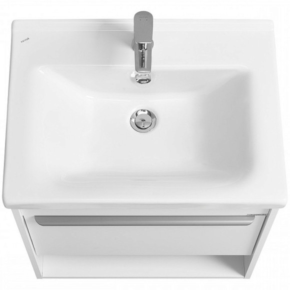 Тумба под раковину Aquaton Хоуп 60 1A287201HP2B0 подвесная Белая матовая