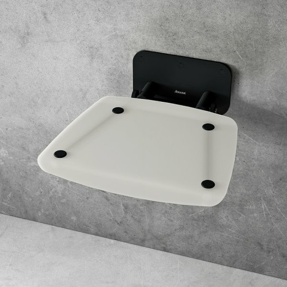 Сиденье для душа Ravak Ovo B II Clear/Black B8F0000059 Прозрачное Черное Сиденье для душа Ravak Ovo B II Clear/Black B8F0000059 Прозрачное Черное