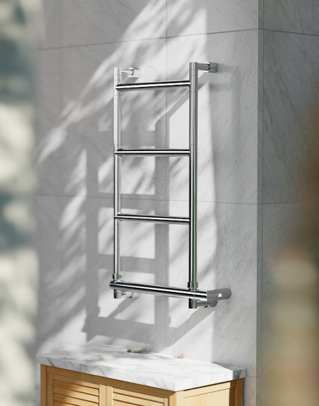 Электрический полотенцесушитель Margaroli Sereno 582-4 BOX 5823204CRNB Хром