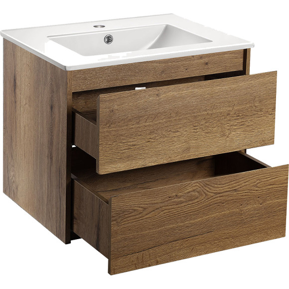 Тумба под раковину Vincea Gio 60 VMC-2G600TO подвесная T.Oak Тумба под раковину Vincea Gio 60 VMC-2G600TO подвесная T.Oak